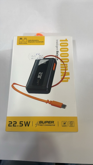 Power Bank 10000mAh Ricarica Rapida 22.5W