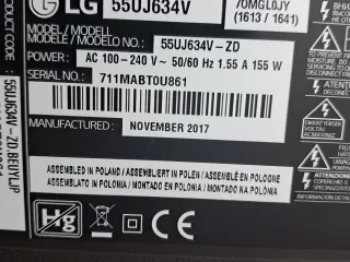 Smart TV LG 55 Negro/Morado