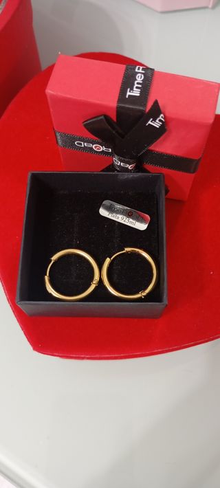 Pendientes Aro Time Road Dorados