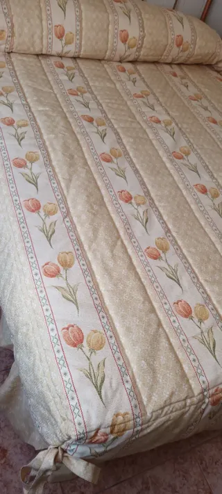 Edredón Cama 1.35cm Flores