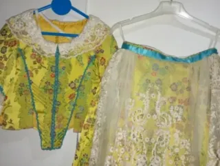 Vestido de fallera para niña 5/7 años