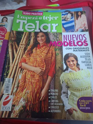 Revistas guias para tejer eb Telar.
