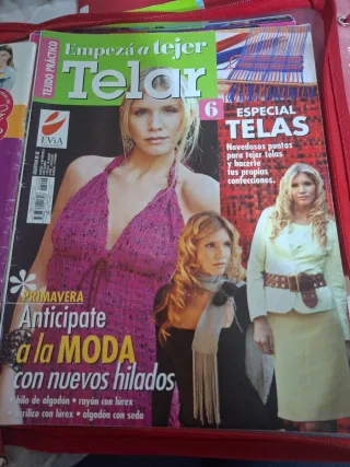 Revistas guias para tejer eb Telar.