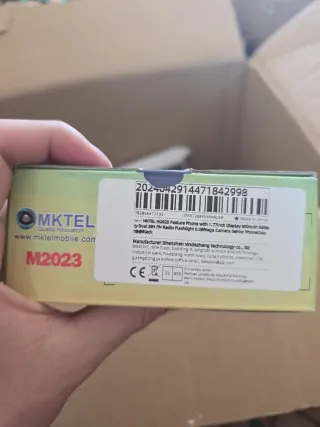 Telemóvel MKTEL M2023 Preto