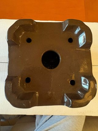 Maceta bonsai cerámica negra y dorada