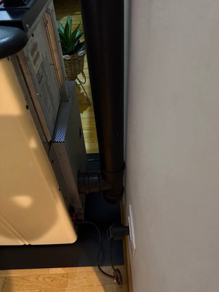 Stufa a pellet color crema