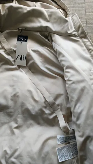 Abrigo Zara Beige Nuevo
