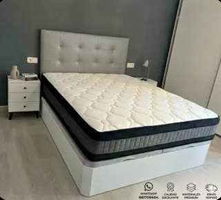 Canapé de madera con cajón