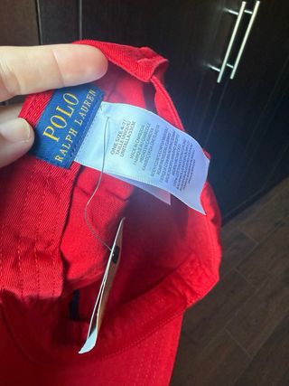 Gorra Polo Ralph Lauren Roja Niños