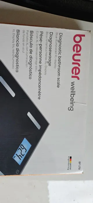 Báscula de peso digital 0.0 kg