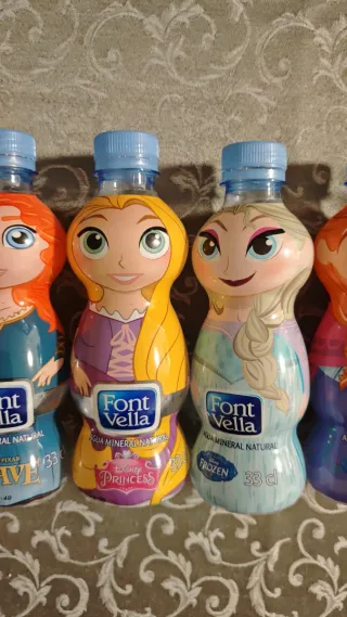 Pack 7 Botellas Font Vella Disney Princesas