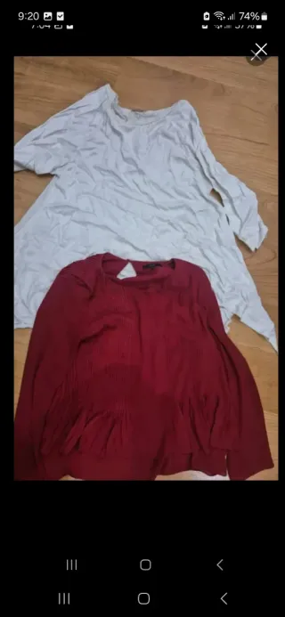 Lote 2 blusas talla 44