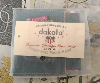 Cartera monedero vaquera unisex nueva a estrenar