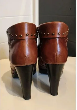 Set 2 paia tronchetti donna neri e marroni