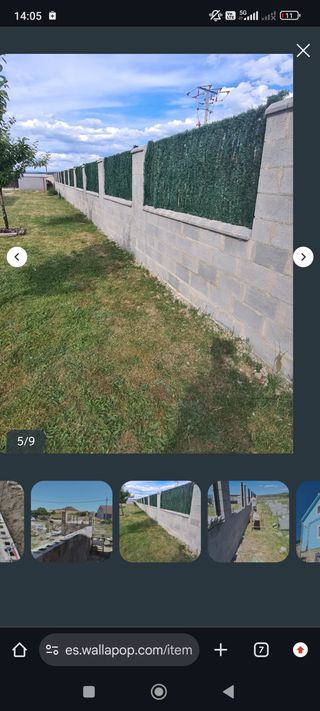 Muros de bloque de hormigón.albañileria Burgos