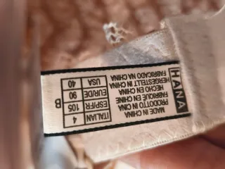 Sujetador Hanna 80B encaje nuevo con etiqueta