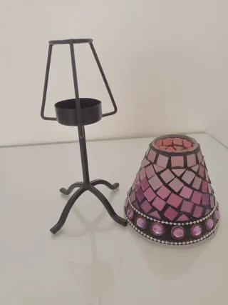 Apagavelas y posavelas decorados