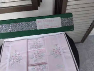 Completo Matrimoniale Cotone Ricamato