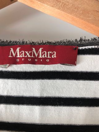 Maglione Max Mara a righe bianco e nero