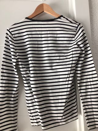 Maglione Max Mara a righe bianco e nero