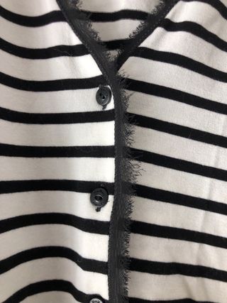 Maglione Max Mara a righe bianco e nero