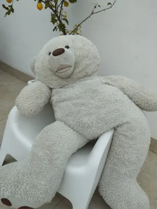 Peluche Orso Bianco Grande