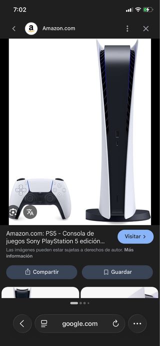 Consola PS5 con mandos