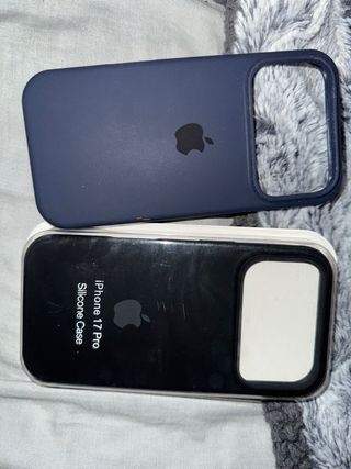 Fundas iPhone 17 Pro Apple Azul y Negro