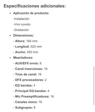 Mesa de directo digital