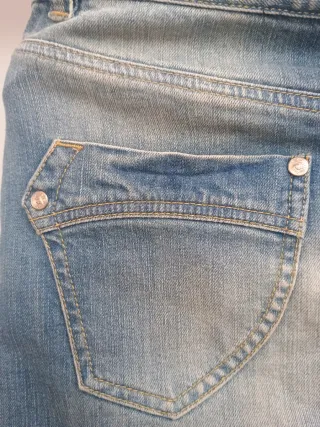 Falda vaquera Jota + ge Talla 42 azul gastado