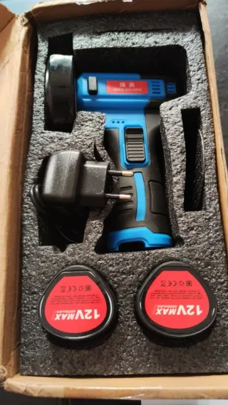Mini Amoladora Angular 12V con Accesorios