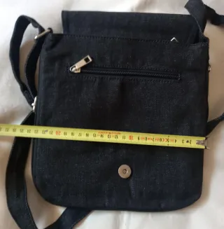 Bolso bandolera unisex con parches