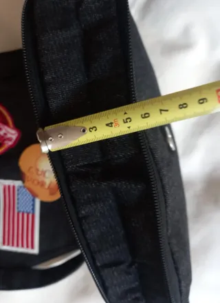 Bolso bandolera unisex con parches