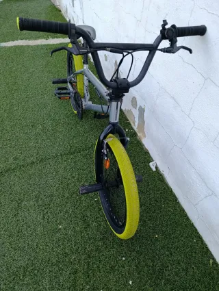 Bicicleta BMX Wipe Plata