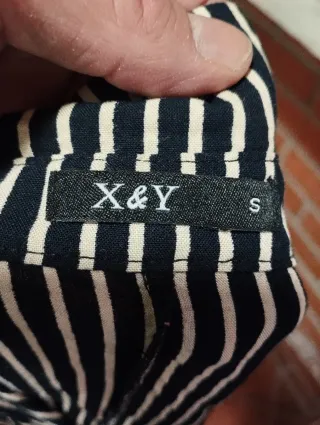 Vestido Rayas Mujer Talla S X&Y