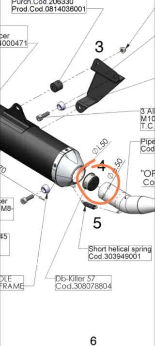 Tubo de escape con catalizador