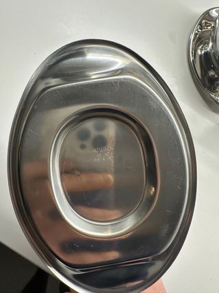 Juego de 2 salseras de acero inoxidable