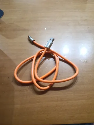 Cable USB C Reforzado Naranja