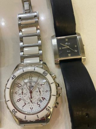 Lote de 5 Relojes Gucci, Lotus, Raymond Weil
