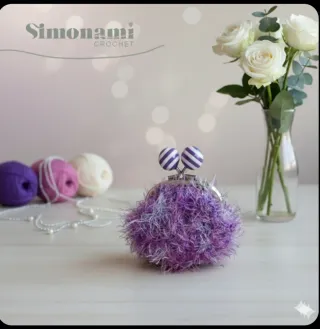 Porta Monete Simonami Crochet Fatto a Mano