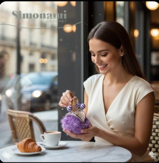 Porta Monete Simonami Crochet Fatto a Mano