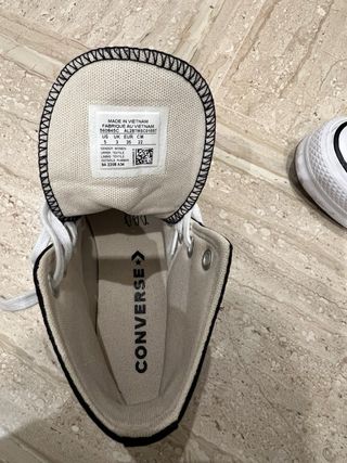 Stivali alti Converse Chuck Taylor All Star neri