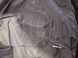 Anorak negro acolchado