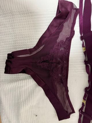 Conjunto lencería Hunkemöller púrpura