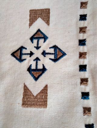 Set 2 Fundas Cojín Decorativas.Bordado ÉTNICO