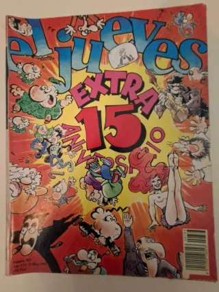 Comic El Jueves, la revista que sale los Miercoles