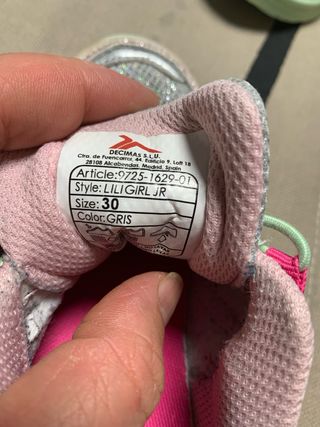 Zapatillas deportivas niña talla 30