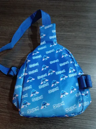 Bolso bandolera Stitch azul