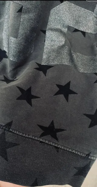Sudadera Converse estrellas gris