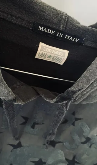 Sudadera Converse estrellas gris